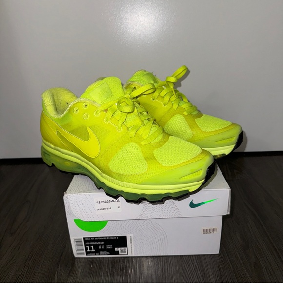 Nike Air Max+ 2010 “Air Attack” Volt Shoes Size 10.5 Mens - Picture 3 of 12